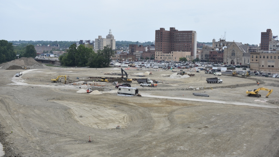 Downtown Amphitheater Work On Schedule