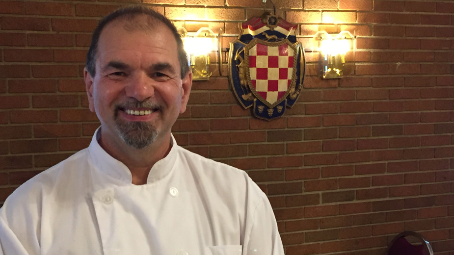 Chef Mladen Doslovic says his ethnic dishes receive rave reviews from out-of-town guests at St. George Croation Center.