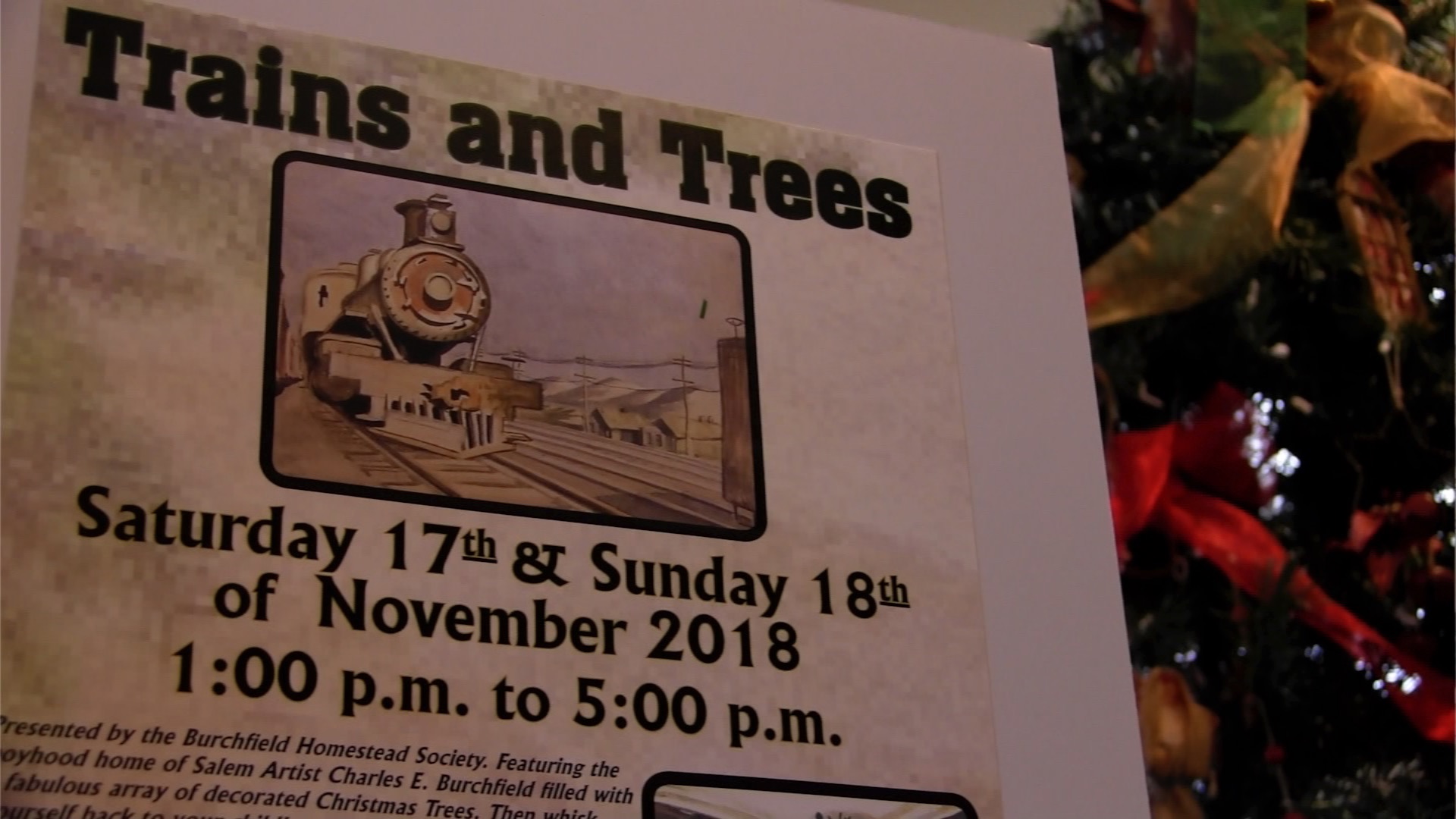 A Christmas Trees and Trains Show