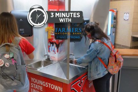 YSU Installs Hand-Washing Stations Across Campus