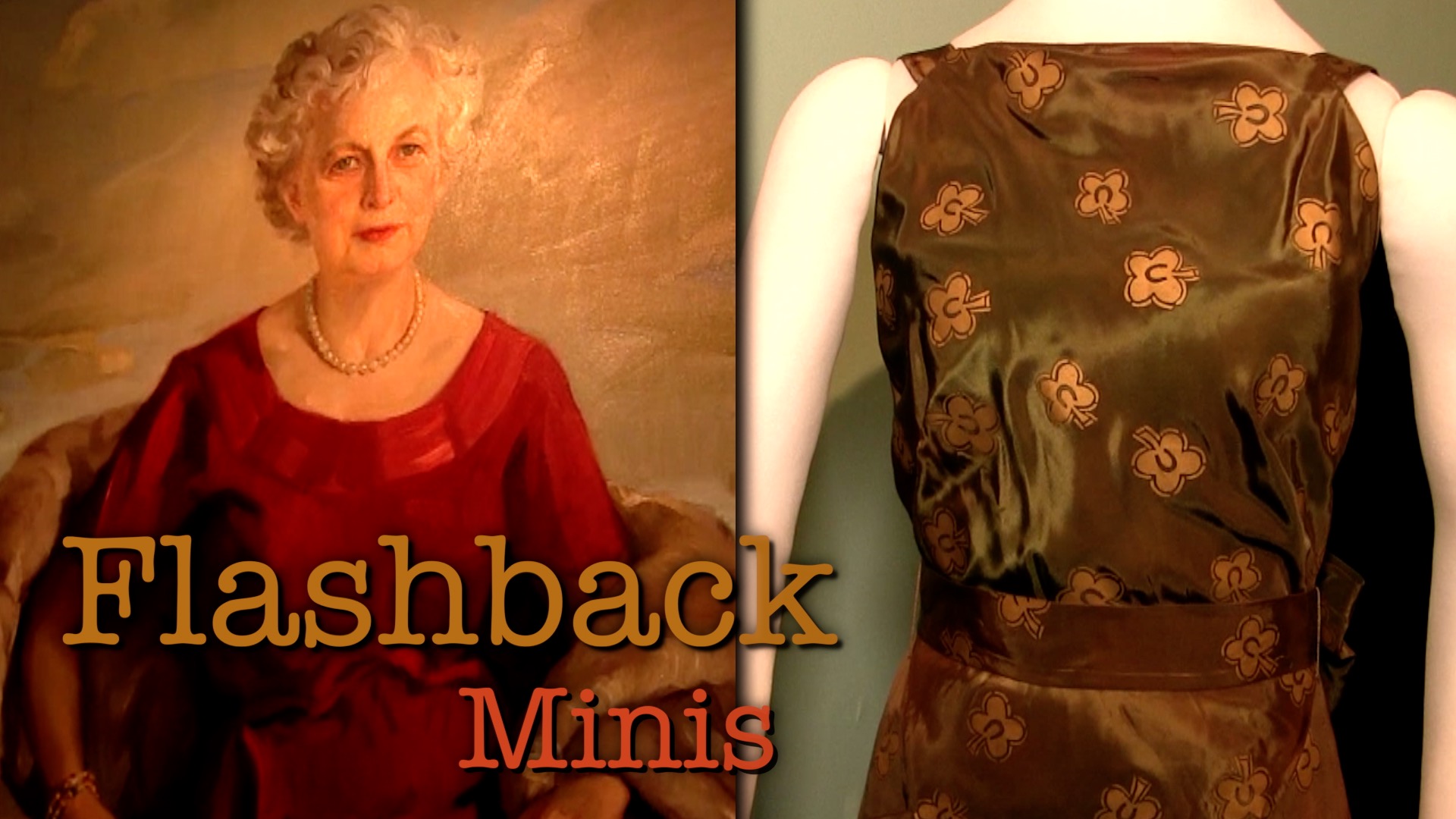 Flashback Minis: Marian Struthers' 1940s Evening Dress