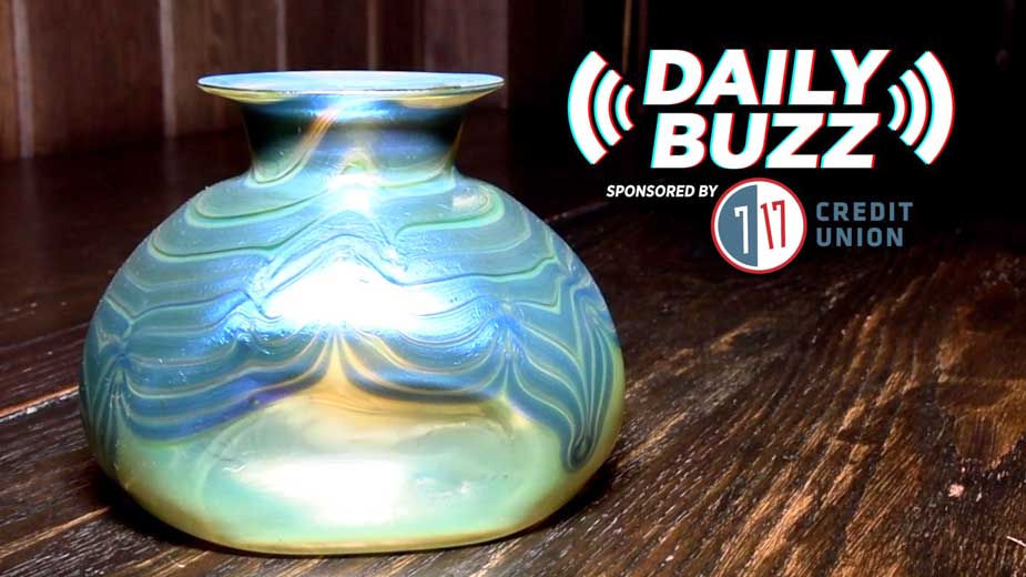 Flashback Minis: Iridescent Blown Glass Vase