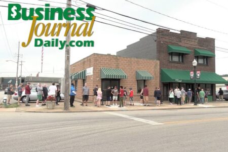 Customers Line Up for Recreational Marijuana