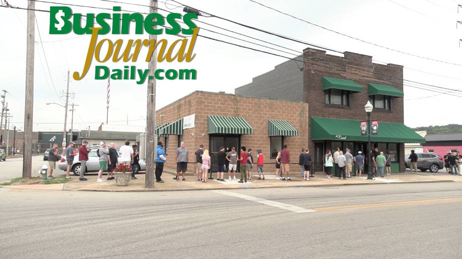 Customers Line Up for Recreational Marijuana