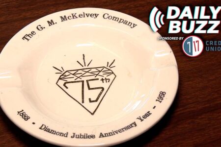 Flashback Minis: McKelvey’s 75th Diamond Anniversary Ashtray Made by Salem China Co.